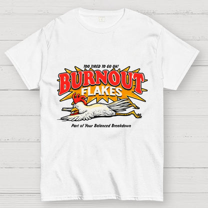 Burnout Flakes Geek T-Shirt