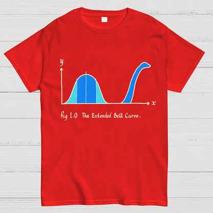 The Extended Bell Curve Geek T-Shirt