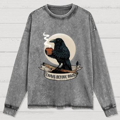 Crows Before Crows Washed Long Sleeve Tee