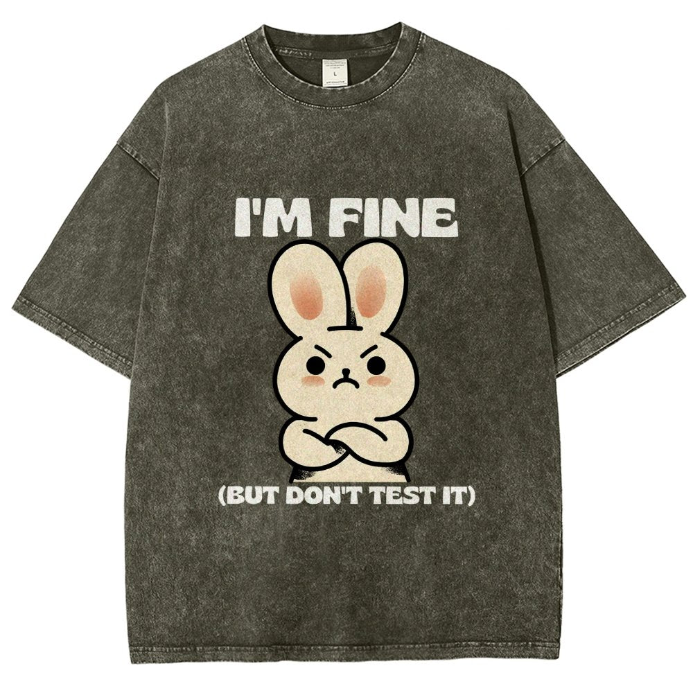 I'm Fine... Vintage Distressed T-shirt