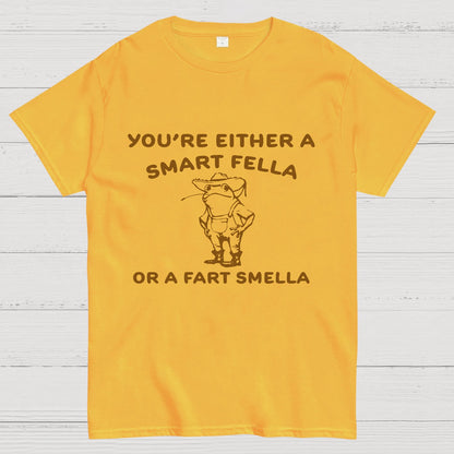 Are You A Smart Fella Or Fart Smella? Geek T-Shirt