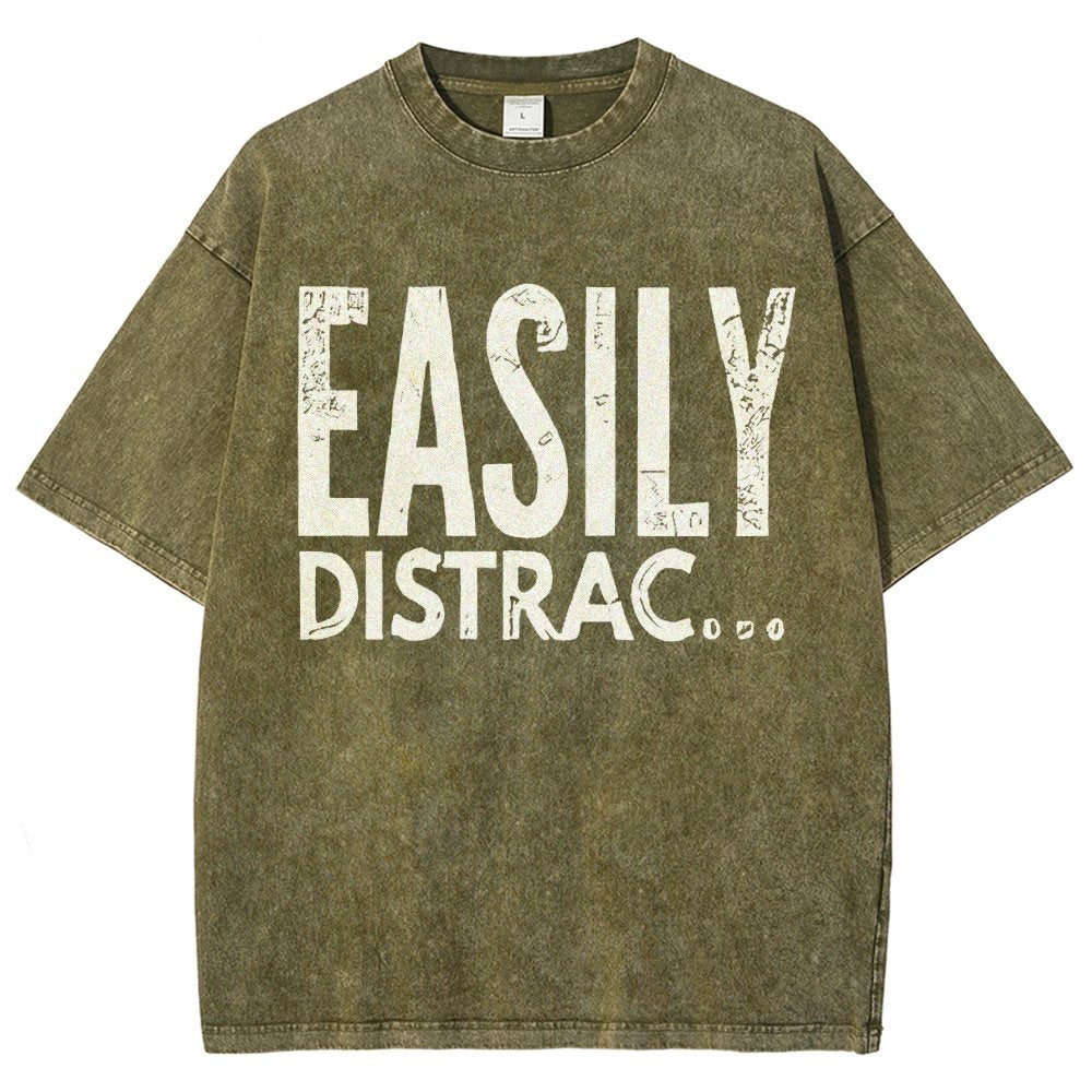 ADHD OCD Awareness Vintage Distressed T-shirt