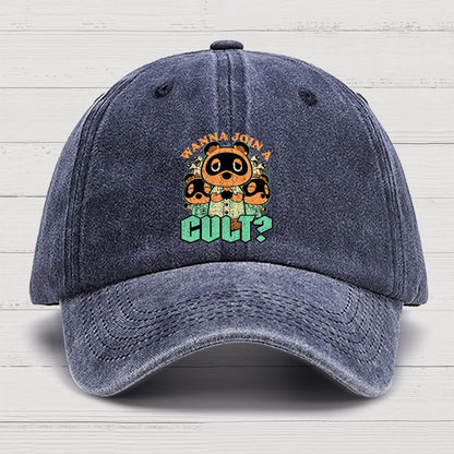 Raccoon Island Cult Cotton Hat