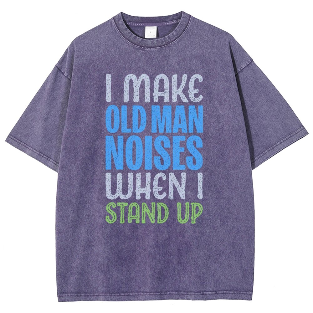 Old Man Noises Vintage Distressed T-shirt
