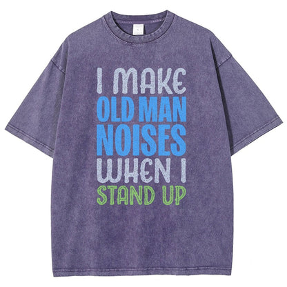 Old Man Noises Vintage Distressed T-shirt