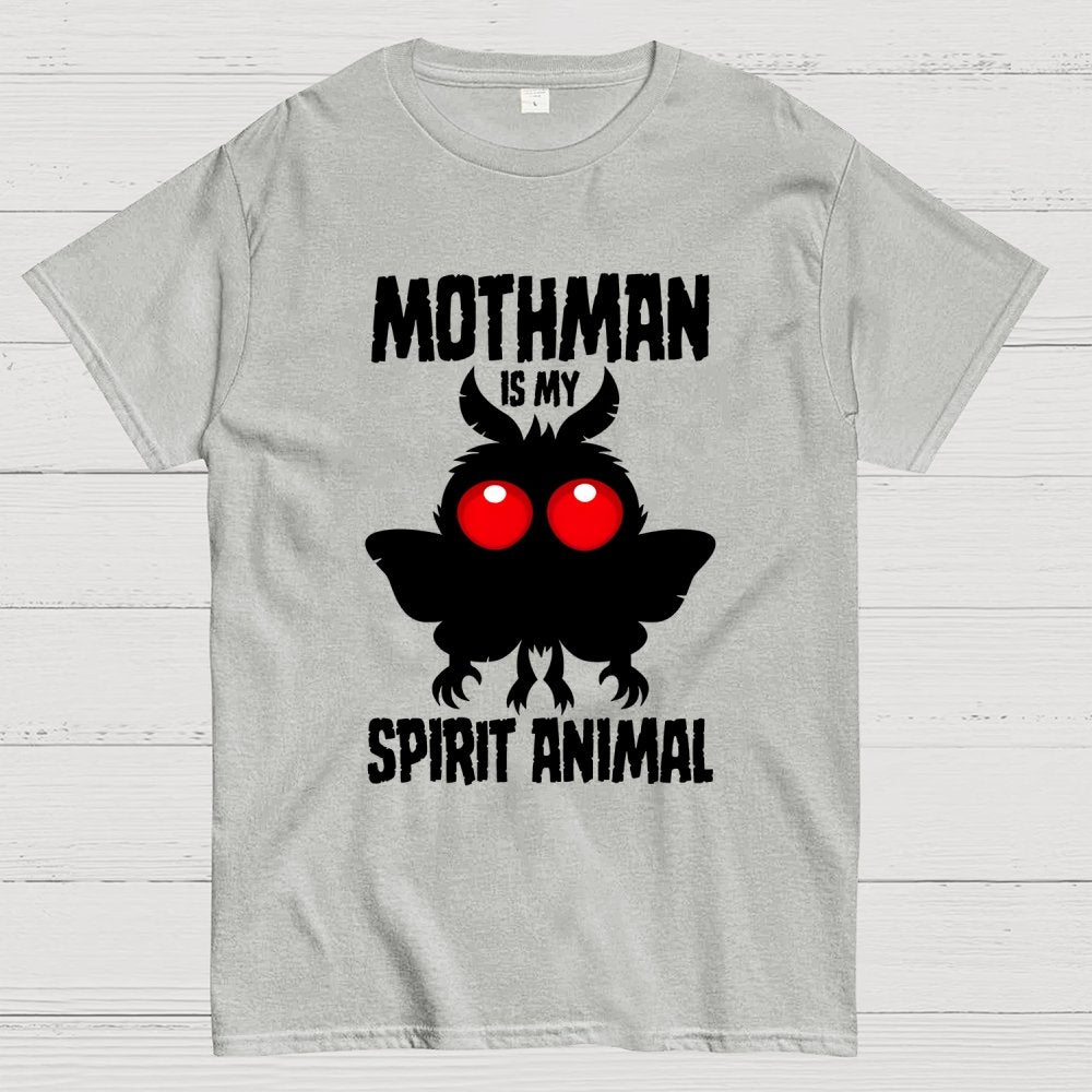 Mothman Is My Spirit Animal Dark Geek T-Shirt