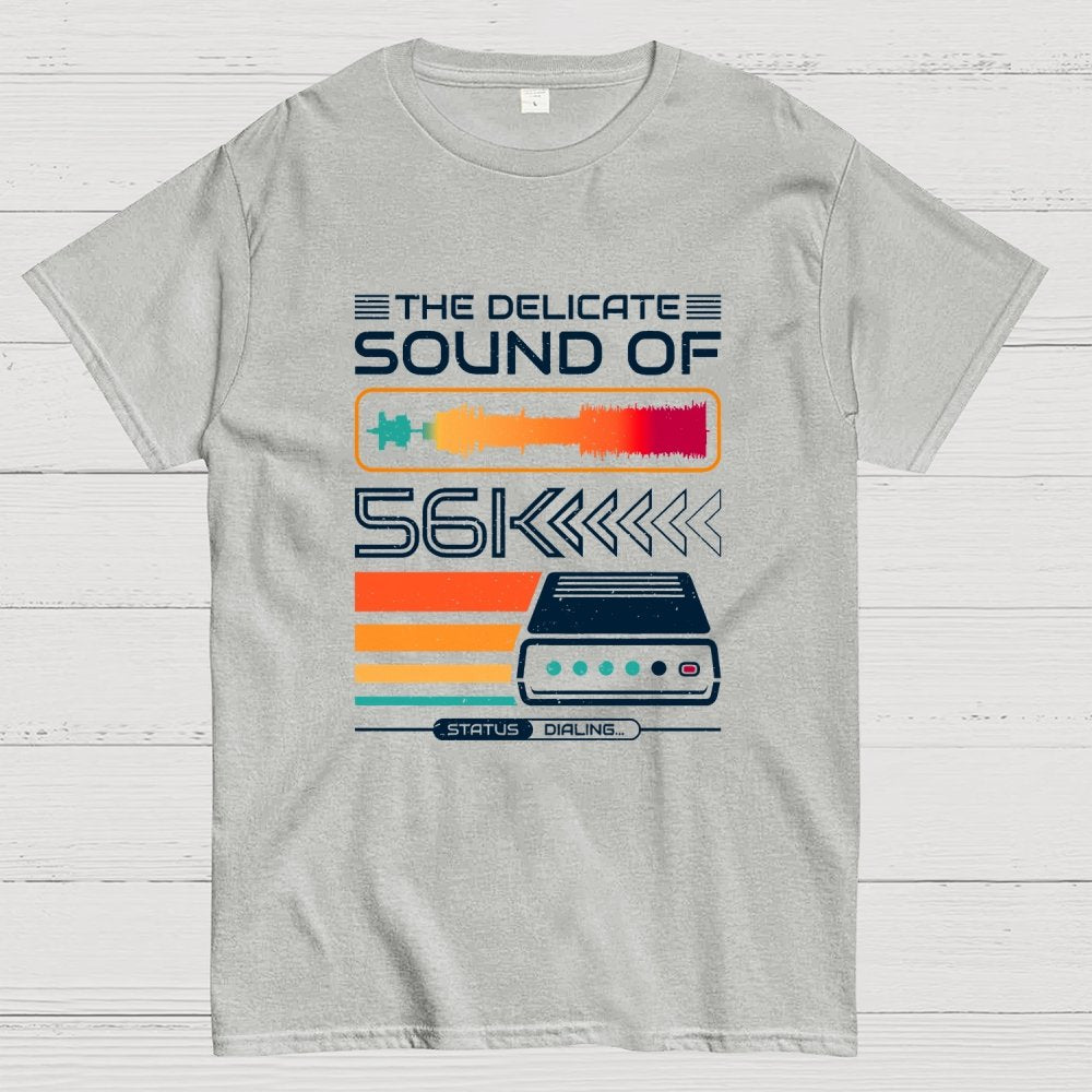Delicate Sound of 56K Retro Modem Geek T-Shirt