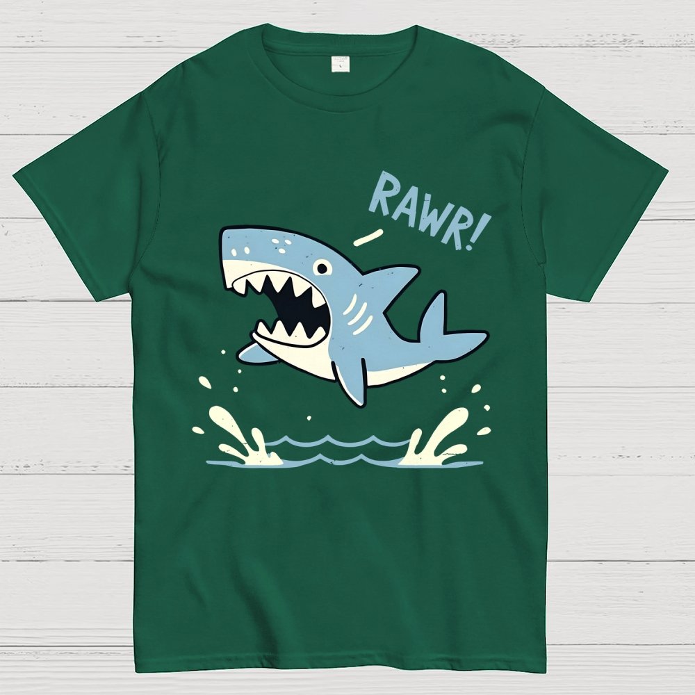 Shark Rawr! Unisex Geek T-Shirt