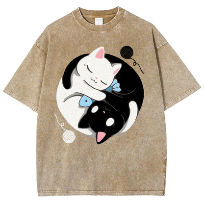 Balance Kittens Vintage Distressed T-shirt