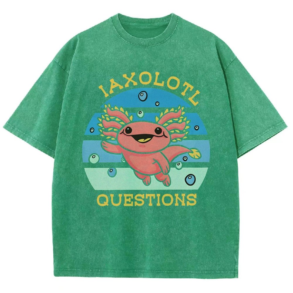 I axolotl questions Vintage Distressed T-shirt