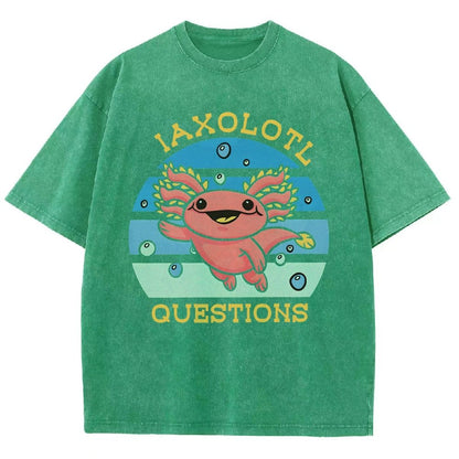 I axolotl questions Vintage Distressed T-shirt