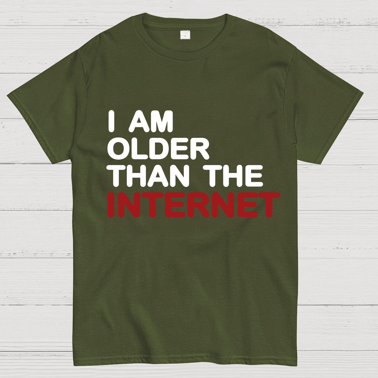 I Am Older Than The Internet Geeky T-Shirt