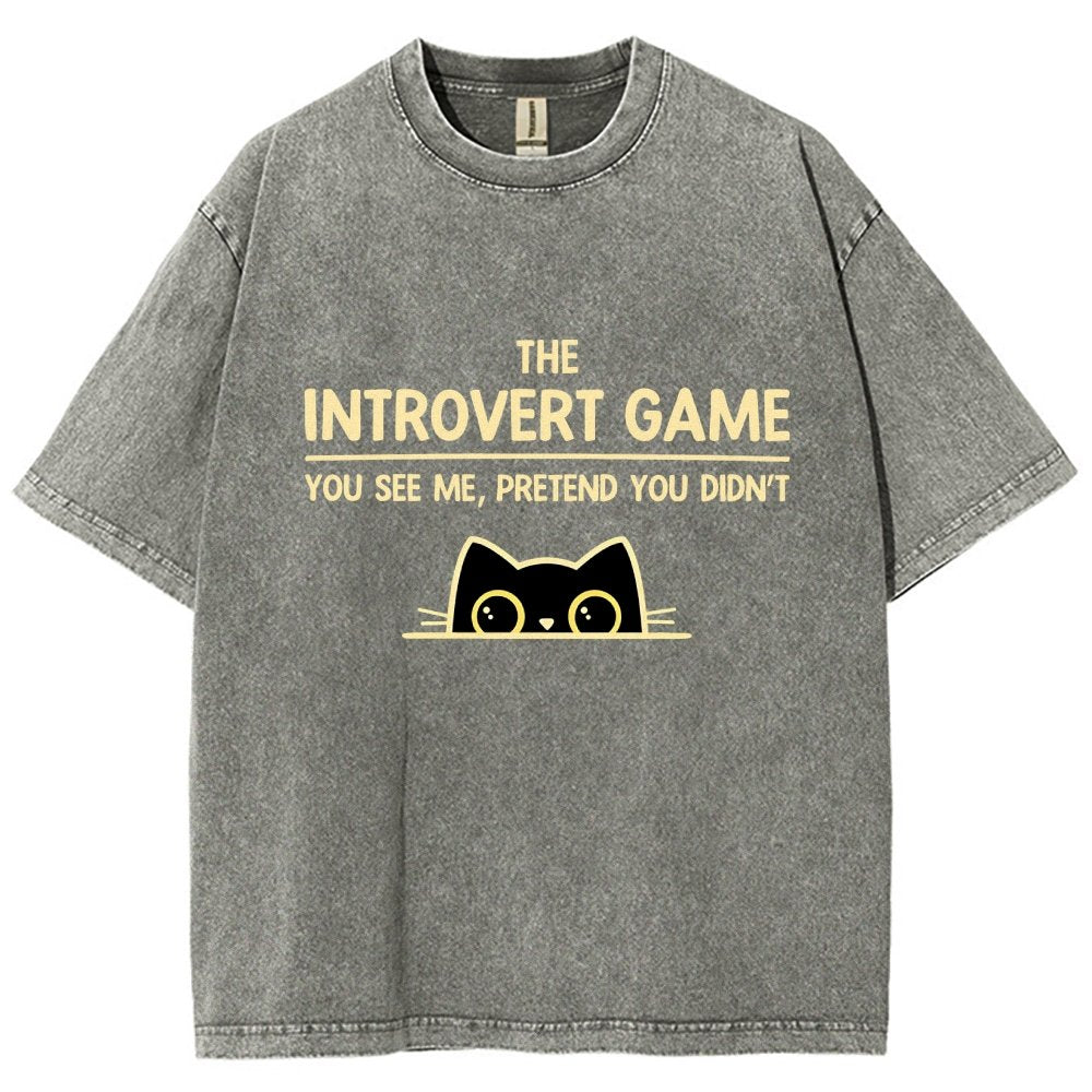 The Introvert Game Vintage Distressed T-shirt