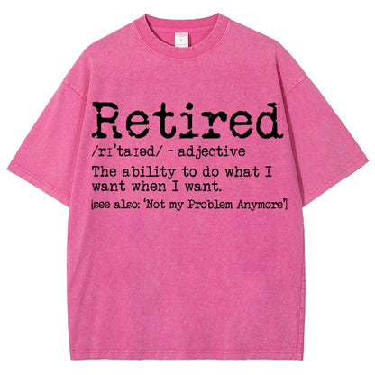 Fun Programming Programs For Retirement Vintage Distressed T-shirt