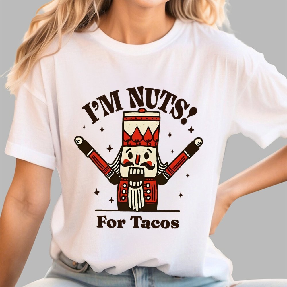 Nuts for Tacos Geek T-Shirt