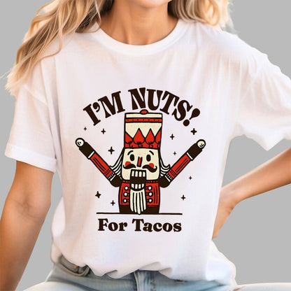 Nuts for Tacos Geek T-Shirt