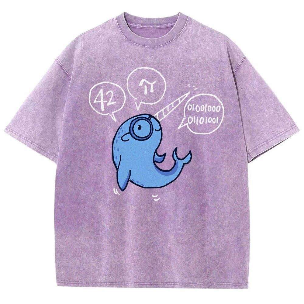 42-π Vintage Distressed T-shirt