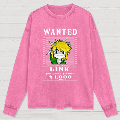 I Am A Gamer Washed Long Sleeve Tee