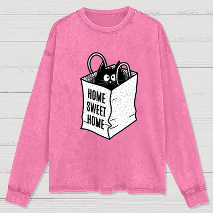 Home Sweet Home Washed Long Sleeve Tee