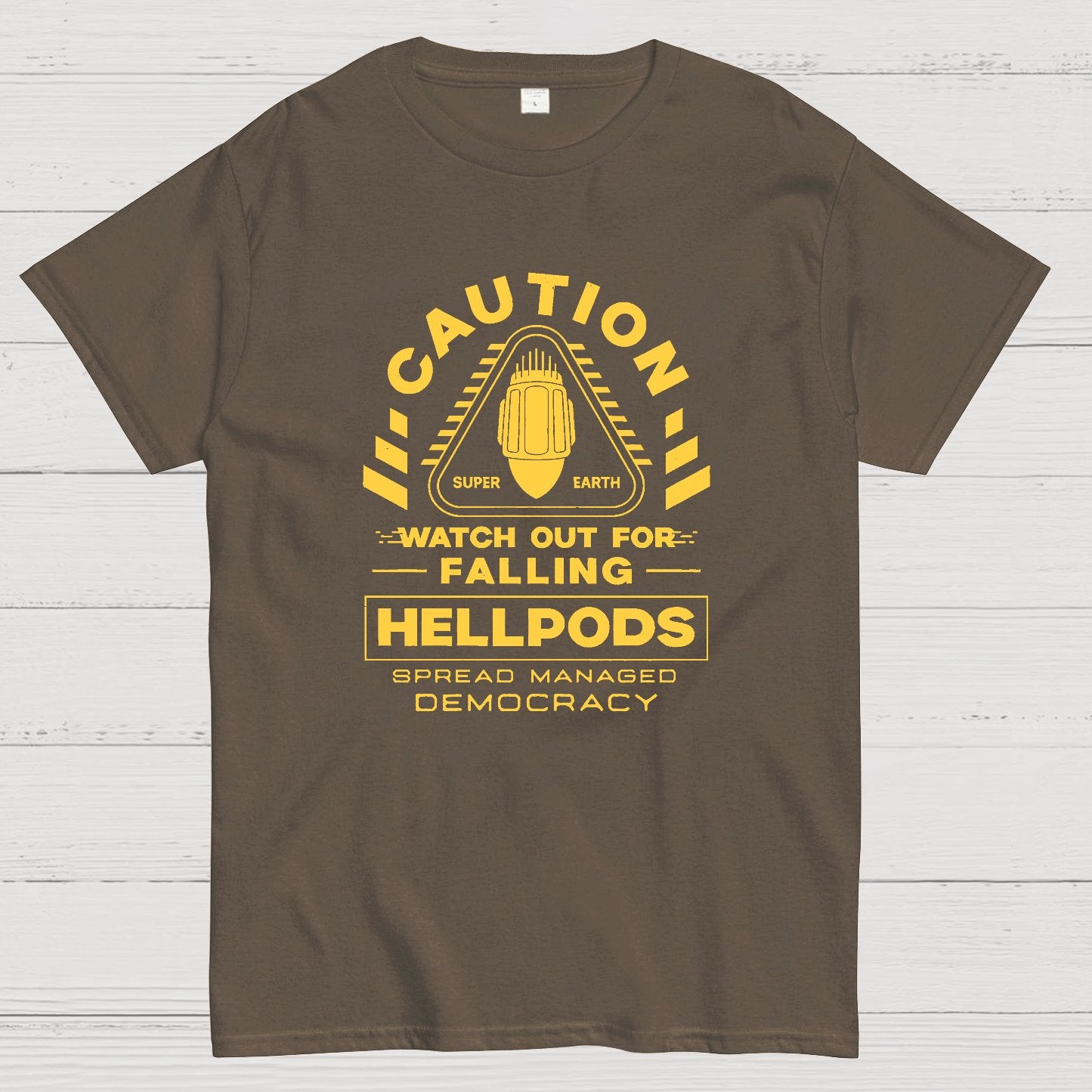 Hellpods Caution Geek T-Shirt