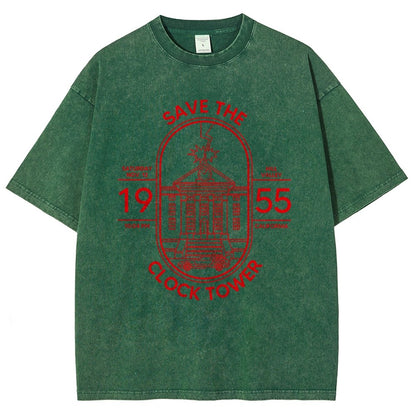 Save the Time Marker Vintage Distressed T-shirt