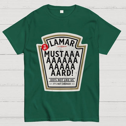 Lamar Mustard TV Off Essential Unisex Geek T-Shirt