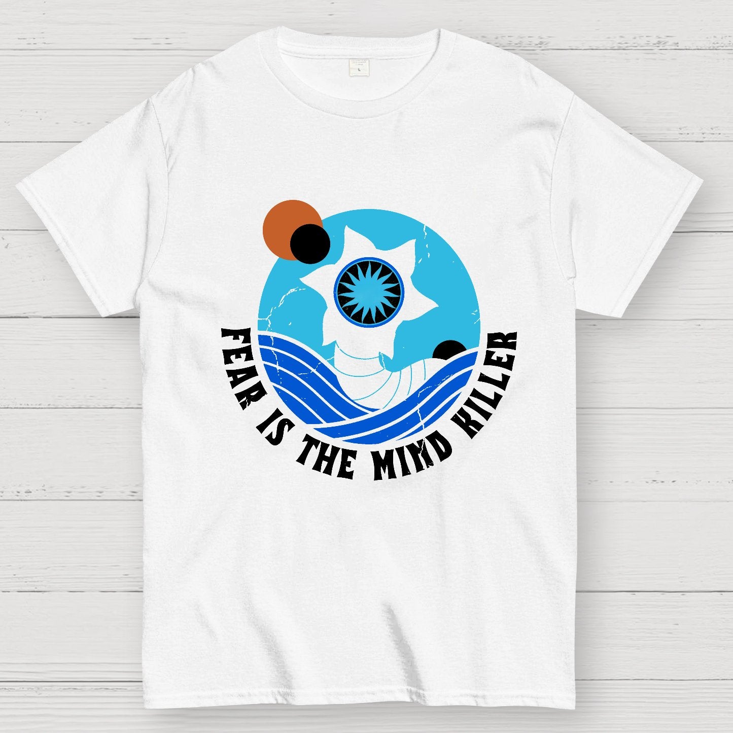 Fear Is The Mind Killer - Vintage Distressed Retro Scifi Geek T-Shirt