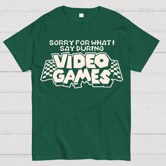 Sorry Video Games Geek T-Shirt