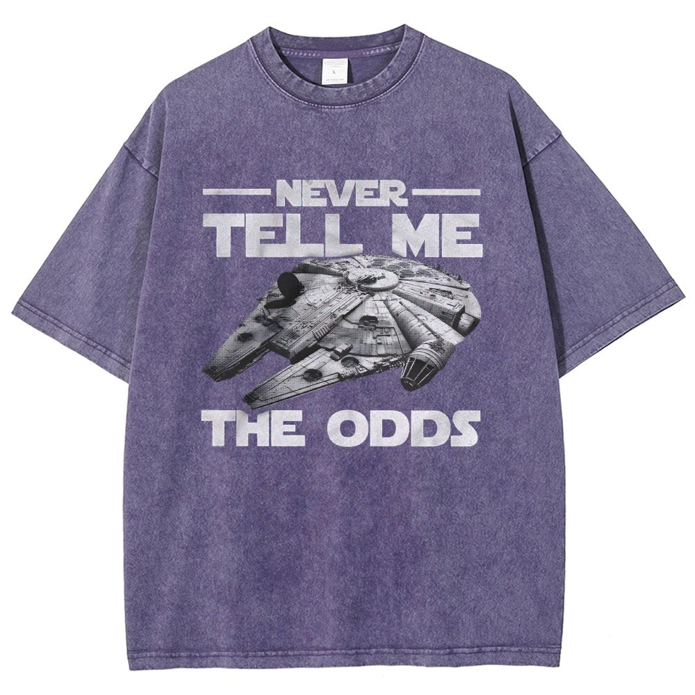 Never tell me the odds Vintage Distressed T-shirt