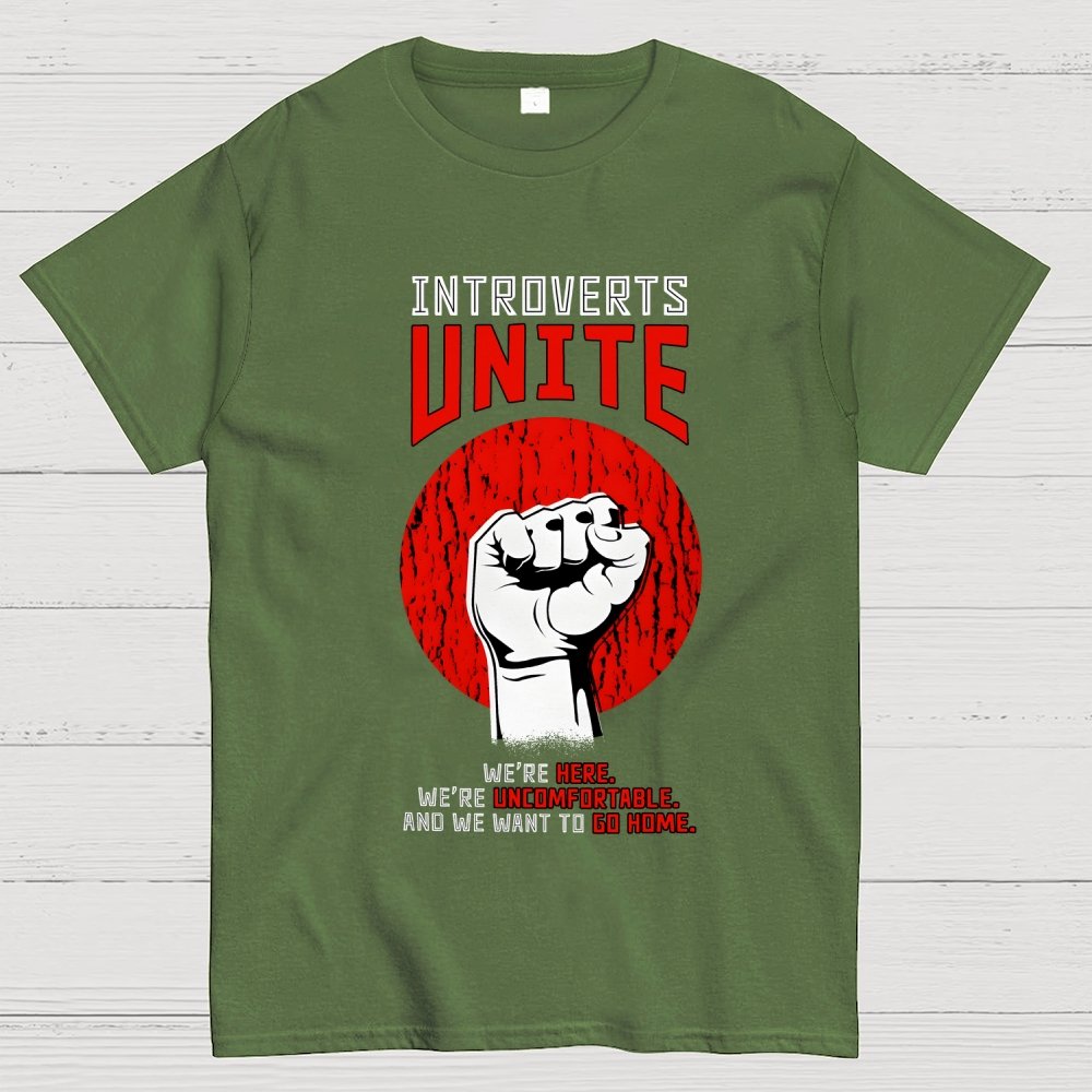 Introverts Unite! Geek T-Shirt
