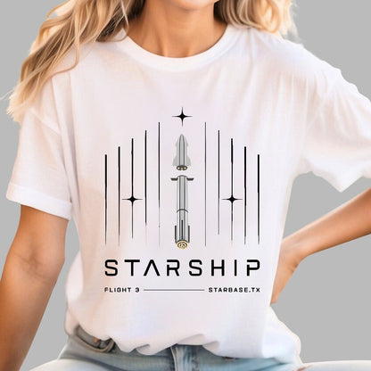 Starship Flight 3 Nerdy T-Shirt