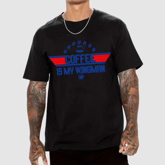 Coffee Is My Wingman Geek T-Shirt