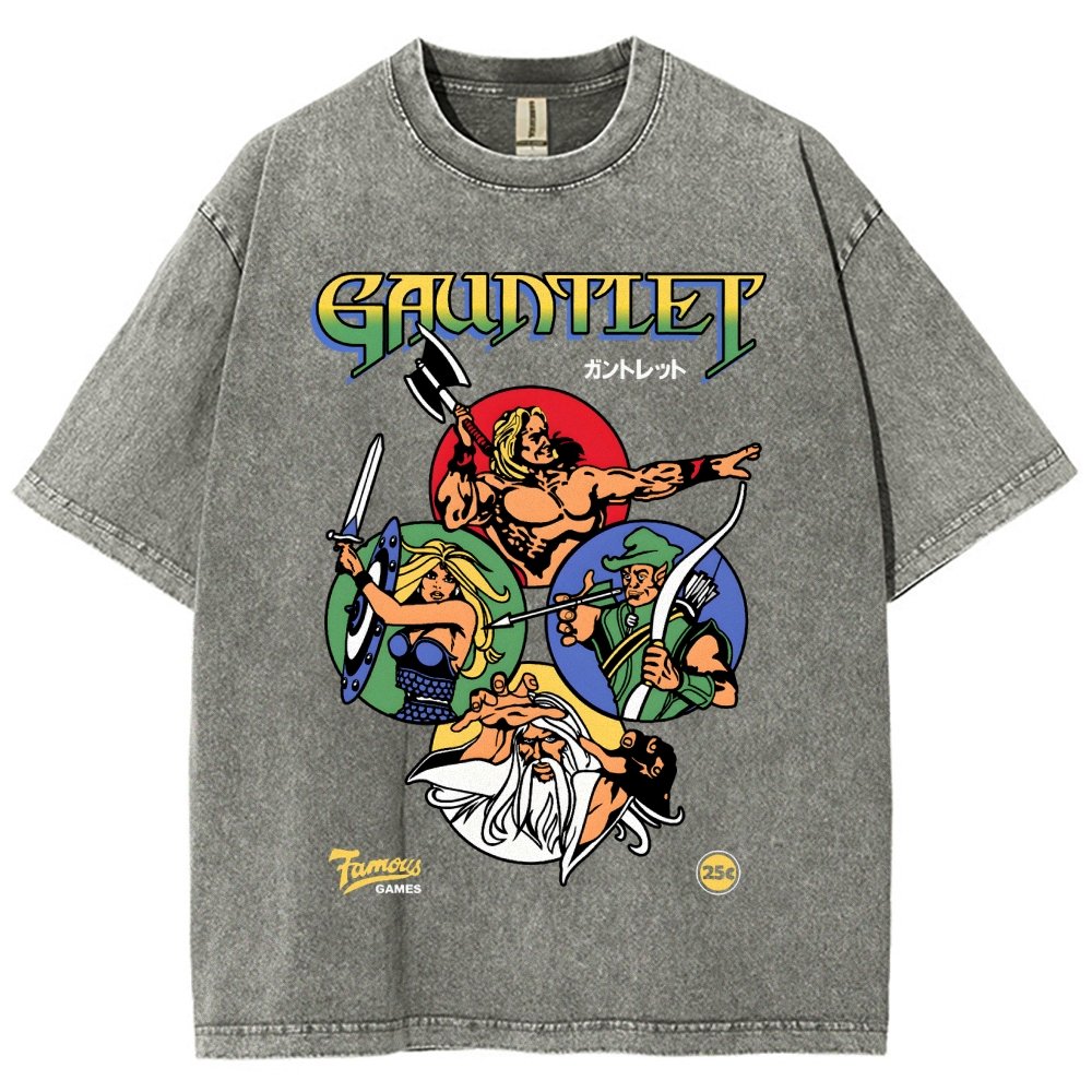 Gauntlet Retro Vintage Arcade Gaming Vintage Distressed T-shirt