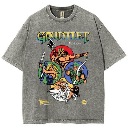 Gauntlet Retro Vintage Arcade Gaming Vintage Distressed T-shirt