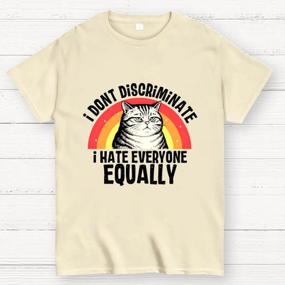 I Hate Everyone Equally Geek T-Shirt