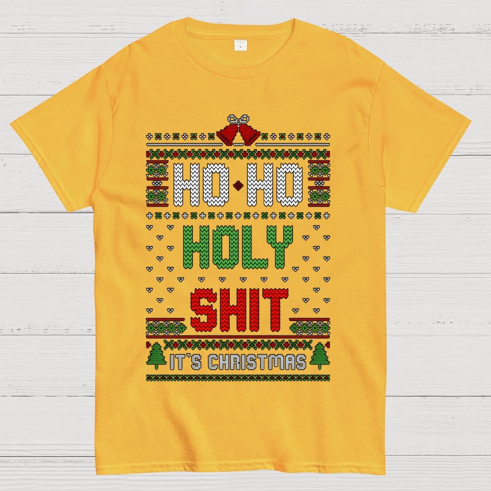 Ho Ho Holy Shit It's Christmas Geek T-Shirt
