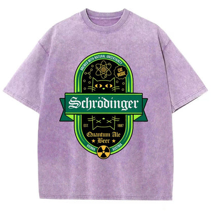 Schrödinger's Cat Inside Vintage Distressed T-shirt