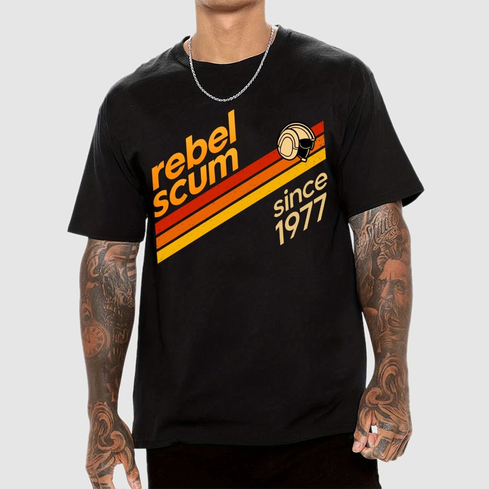 Vintage Scum Old School Scum Since 1977 Geek T-Shirt