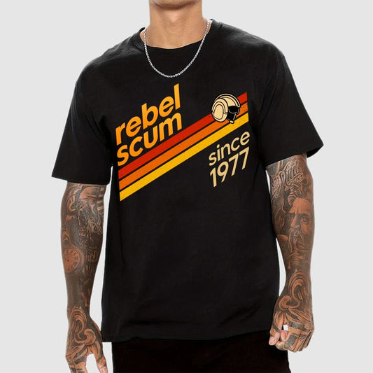 Vintage Scum Old School Scum Since 1977 Geek T-Shirt
