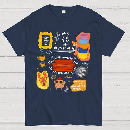 The one where he comes back Funny Easter Geek T-Shirt