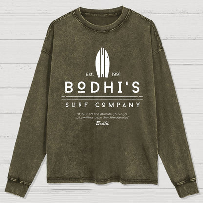 Bodhi's Surf Company Est. 1991 Washed Long Sleeve Tee