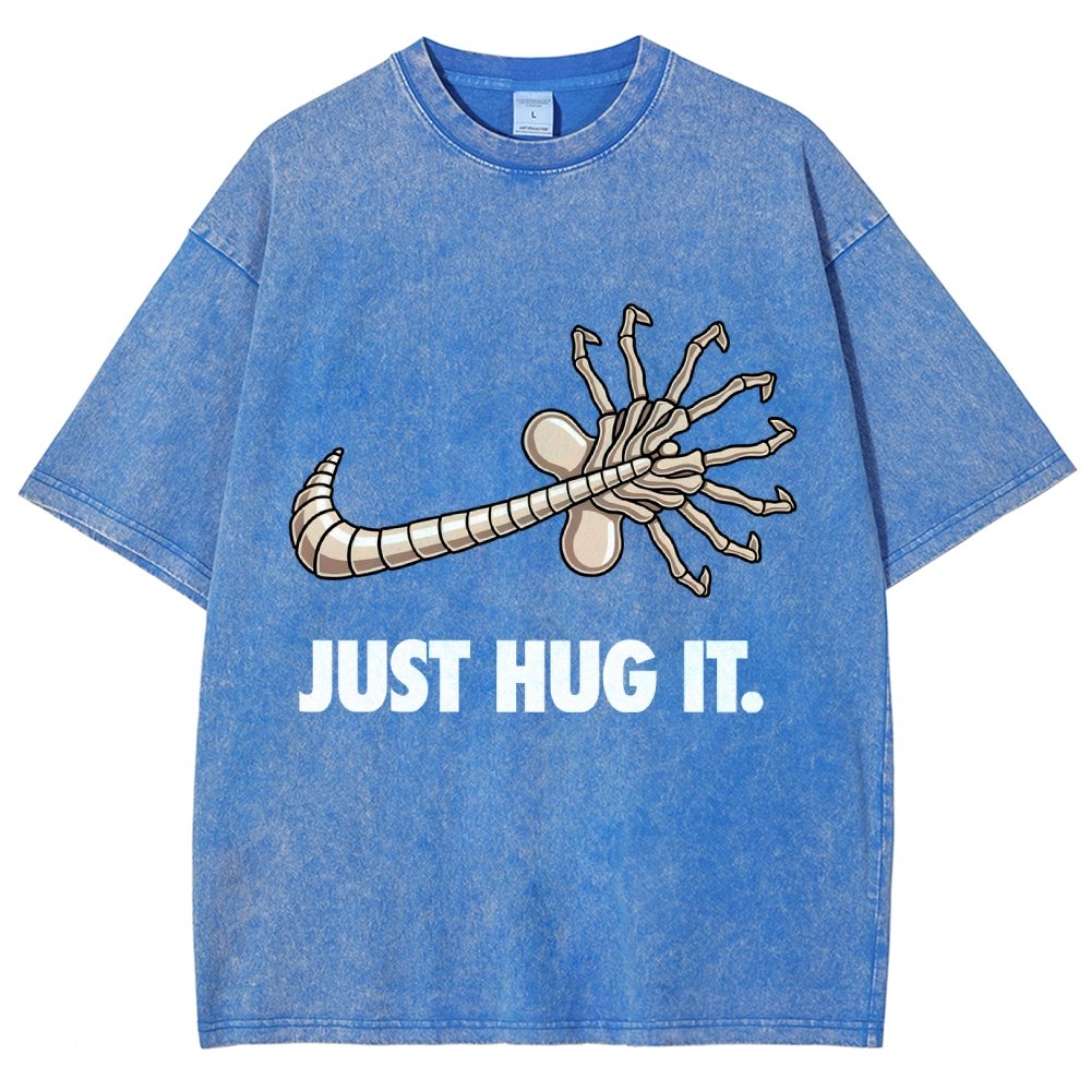 Just hug it Vintage Distressed T-shirt