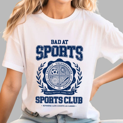 Bad at Sports Sports Club Unisex Geek T-Shirt