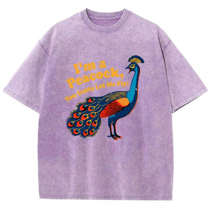 I'm A Peacock You Gotta Let Me Fly Vintage Distressed T-shirt