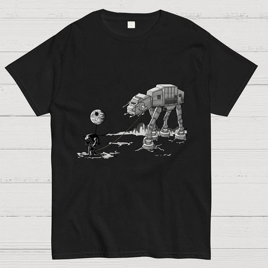 Empire Robot Dog-Planet Battles Geek T-Shirt