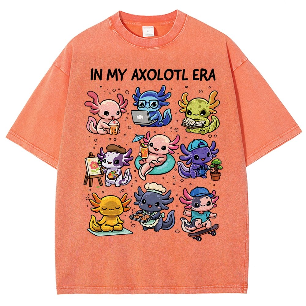 In My Axolotl Era Vintage Distressed T-shirt