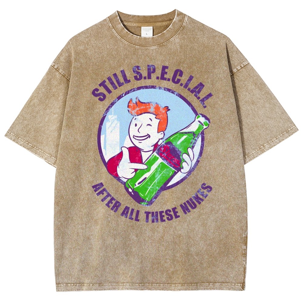 Still Super Special after all these nukes Vintage Distressed T-shirt