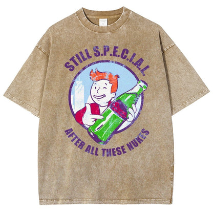 Still Super Special after all these nukes Vintage Distressed T-shirt