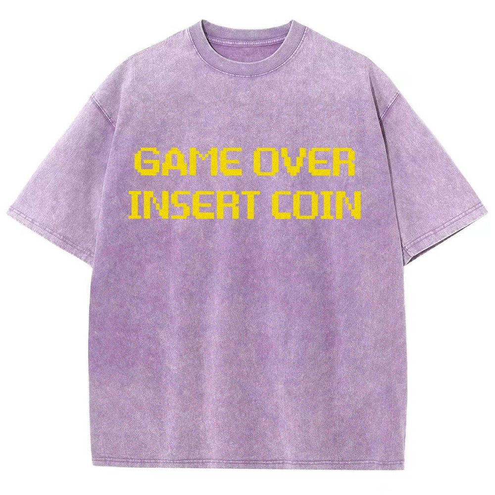 Game Over Vintage Distressed T-shirt