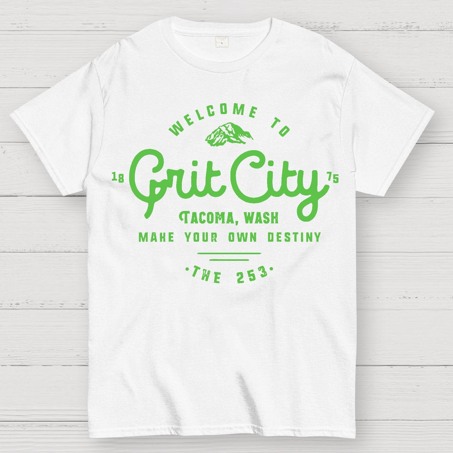 Grit City Tacoma Washington Geek T-Shirt
